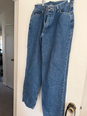 Relaxed High-Rise Women's Jeans — Blue Denim 14 regular